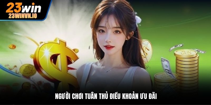 Người chơi tuân thủ điều khoản ưu đãi